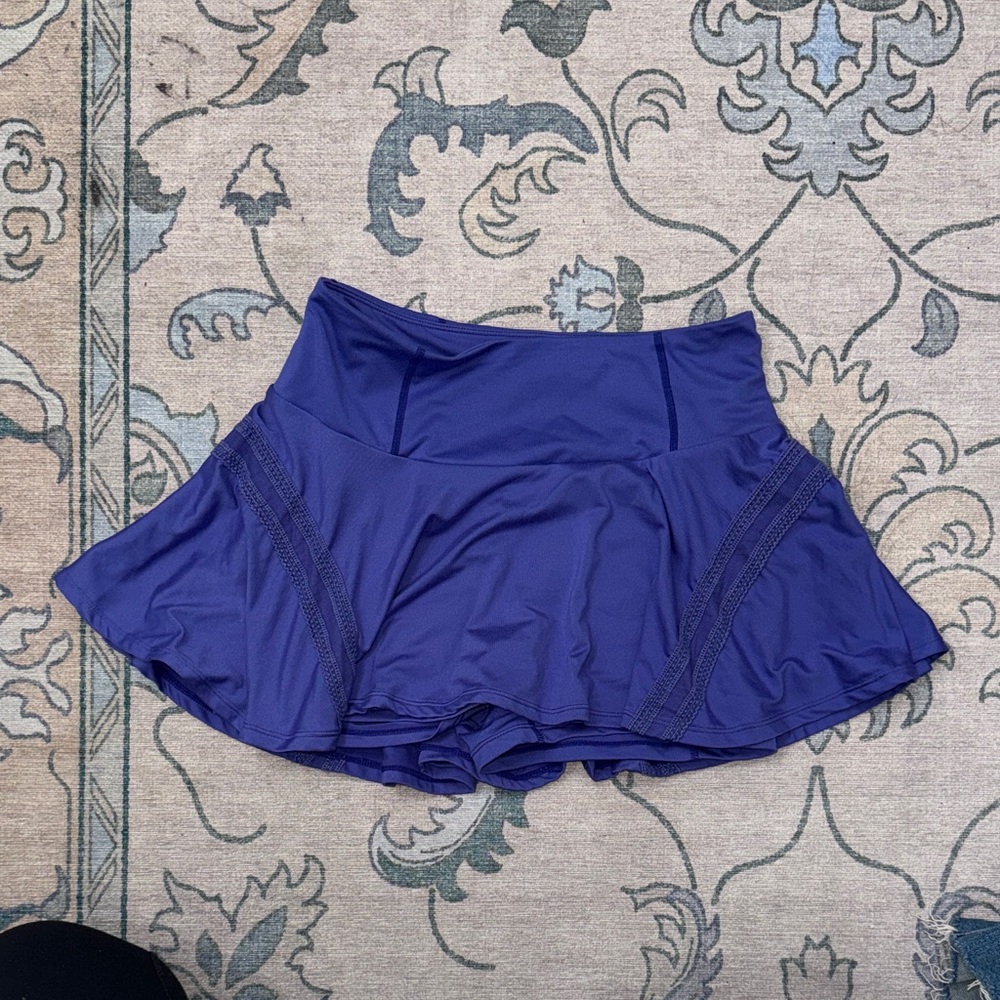 FP Movement by Free People Summer Pleats Thank Athletic Mini Skirt Skort - Picture 2 of 12